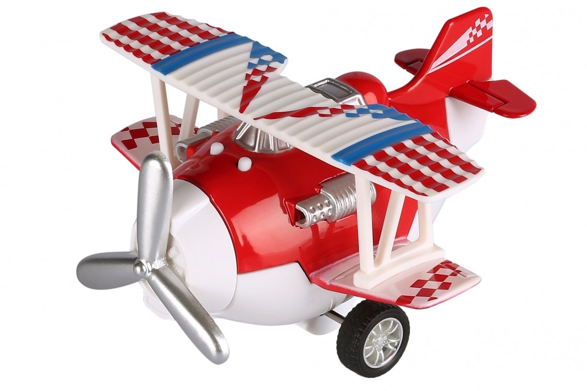 Самолет металический инерционный Same Toy Aircraft красный со светом и музыкой (SY8012Ut-3) фото 