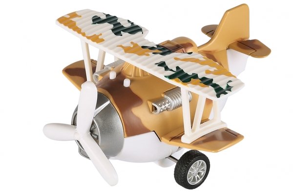 Самолет металический инерционный Same Toy Aircraft коричневый со светом и музыкой (SY8015Ut-3)