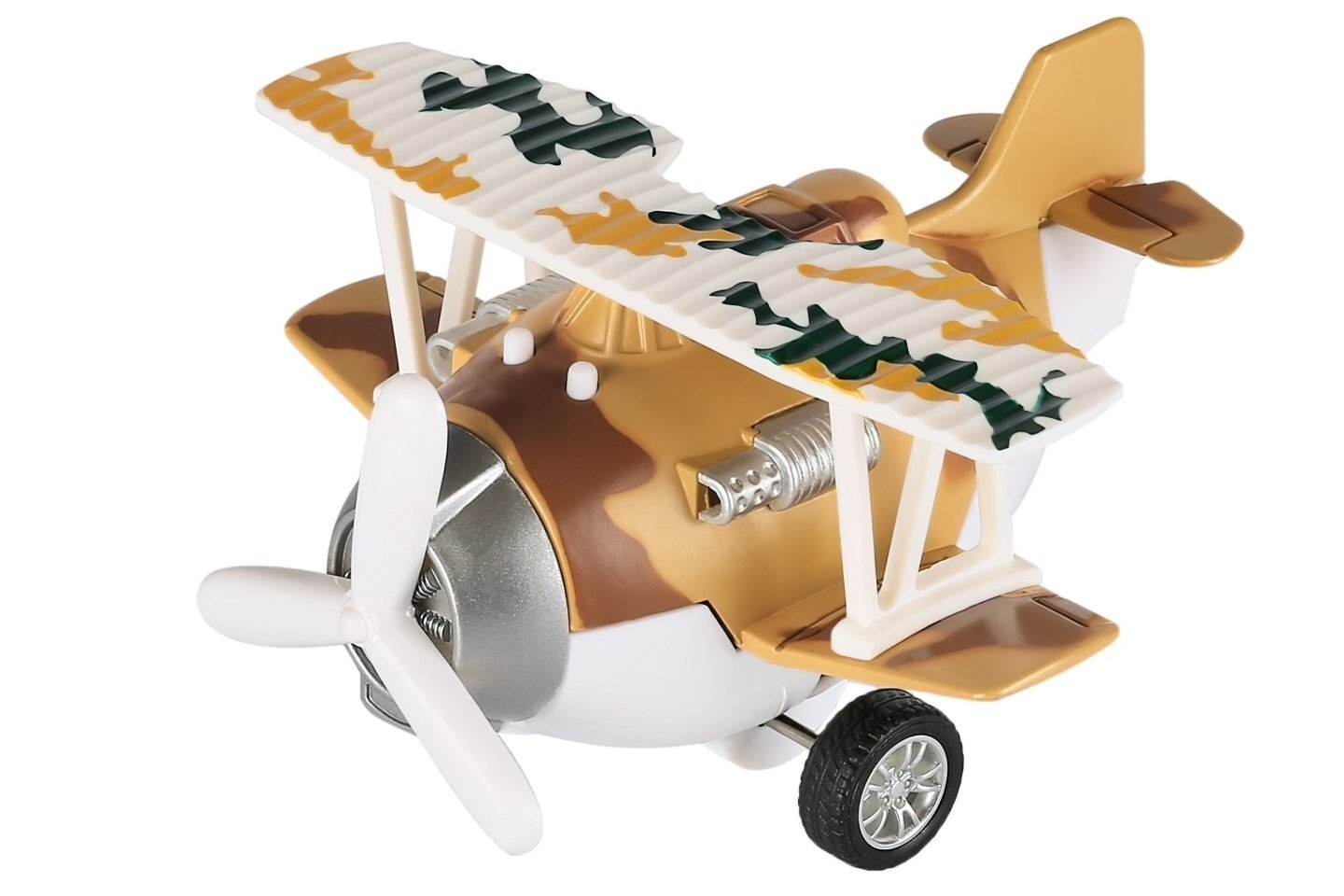 Самолет металический инерционный Same Toy Aircraft коричневый (SY8016AUt-3) фото 
