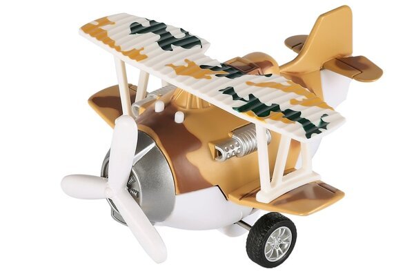 Самолет металический инерционный Same Toy Aircraft коричневый (SY8016AUt-3)