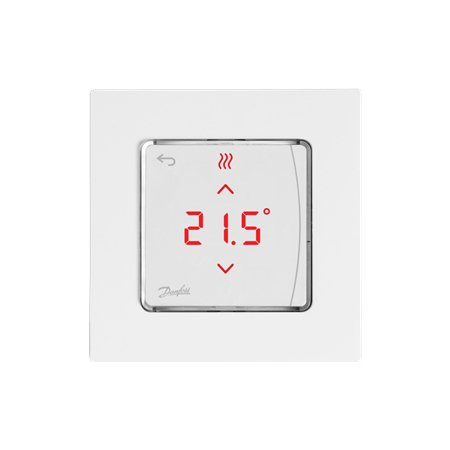 

Программируемый сенсорный терморегулятор Danfoss Icon Display с дисплеем, 230V, 80 х 80мм, In-Wall, белый (088U1010)