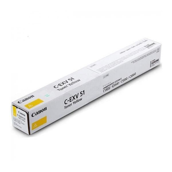 Тонер CANON C-EXV51 Yellow IRAC55xx (0484C002) фото1