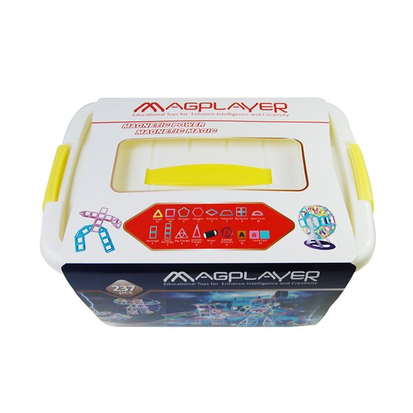 

Конструктор Magplayer магнитный набор бокс 237 эл. (MPT2-237)