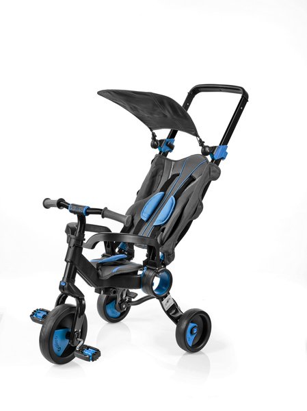 Акція на Трехколесный велосипед Galileo STROLLCYCLE BLACK cиний від MOYO