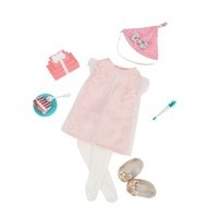 Набор одежды для кукол Our Generation Deluxe для День рождения с аксесуарами (BD30229Z)