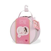  Кейс для ляльок Lori DELUXE з аксесуарами рожевий (LO37007) 