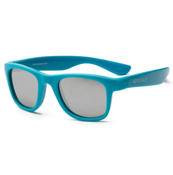 Акція на Детские солнцезащитные очки Koolsun Wawe голубые (Размер 1+) (KS-WACB001) від MOYO