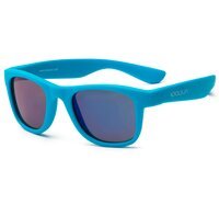  Дитячі сонцезахисні окуляри Koolsun Wawe неоново-блакитні (Розмір 3+) (KS-WANB003) 