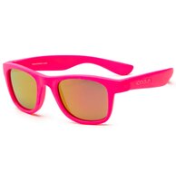  Дитячі сонцезахисні окуляри Koolsun Wawe неоново-рожеві (Розмір 1+) (KS-WANP001) 