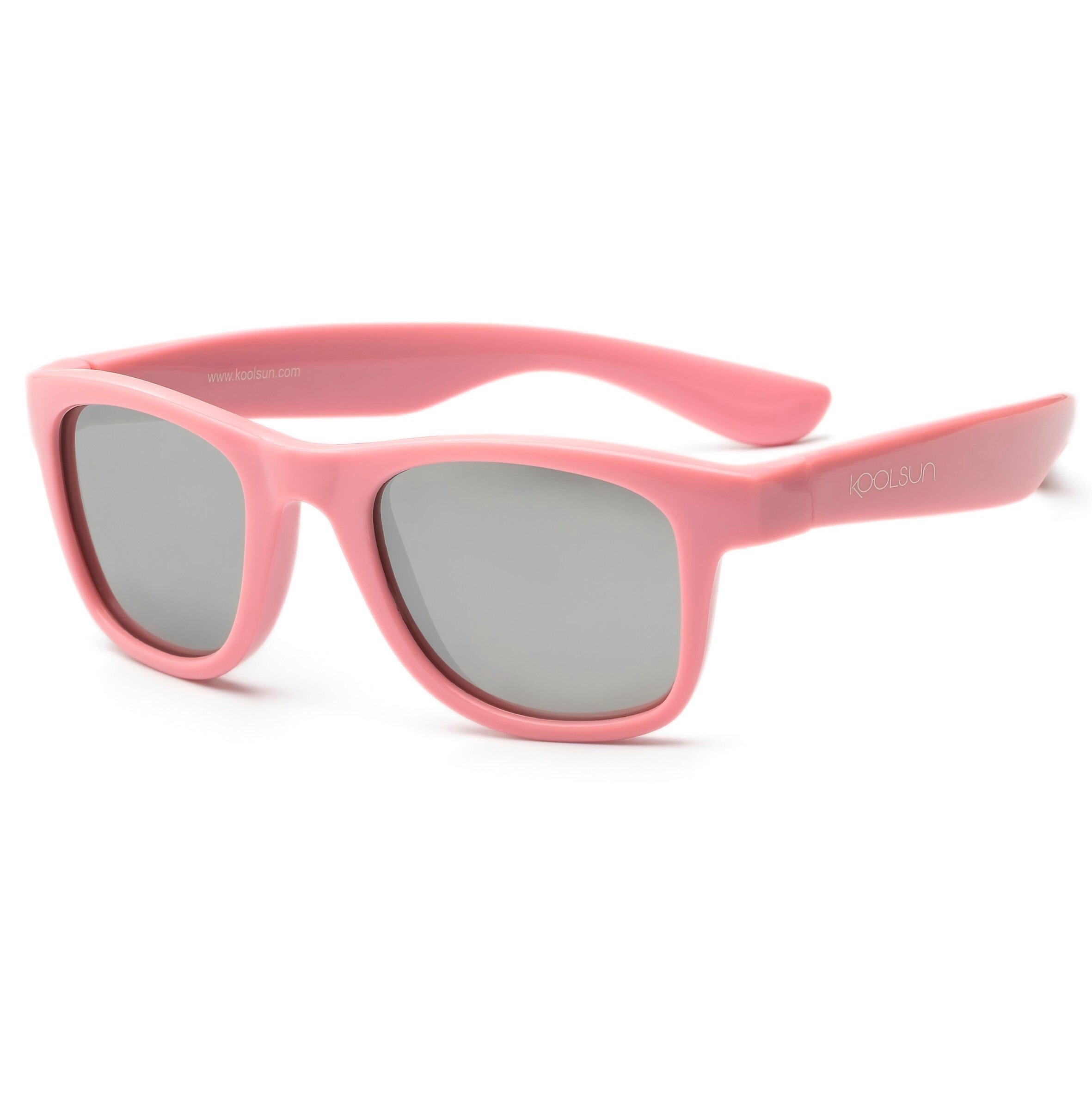 Детские солнцезащитные очки Koolsun Wawe нежно-розовые (Размер 3+) (KS-WAPS003) фото 1