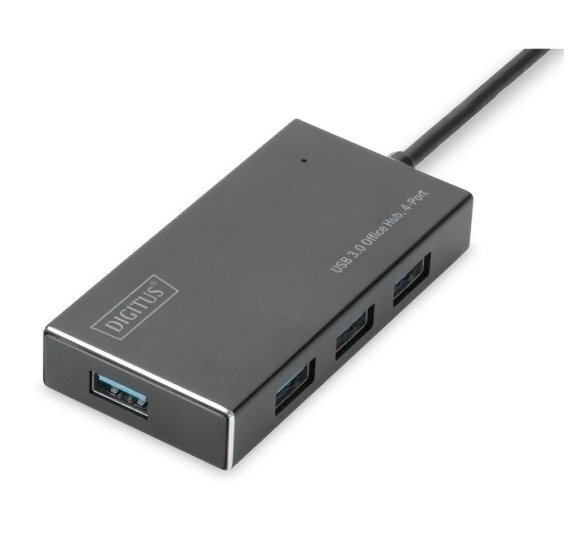 Акція на USB хаб Digitus USB 3.0 Hub, 4-port (DA-70240-1) від MOYO