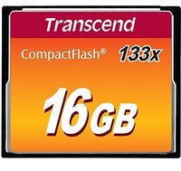 Карта памяти TRANSCEND CF 16GB 133X R50/W20 MB/s (TS16GCF133)