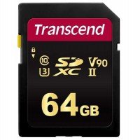Карта памяти Transcend SDHC 64GB C10 700S UHS-II U3 V90 R285/W180 MB/s 4K (TS64GSDC700S)