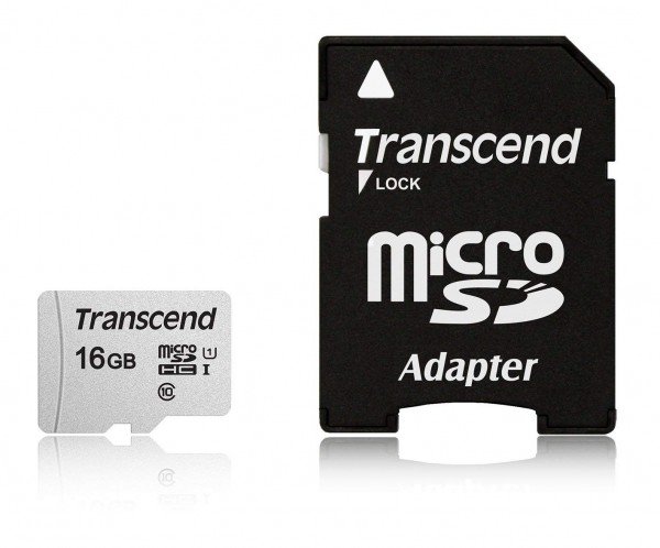 

Карта памяти Transcend microSDHC 16GB Class 10 UHS-I R95/W45MB/s + SD-адаптер