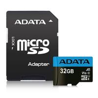 Карта памяти Adata microSDHC 32GB Class 10 UHS-I A1 + SD-адаптер