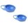 Тарелка для кормления Nuvita Easy Eating глубокая 2шт. Синяя (NV8431Blue)