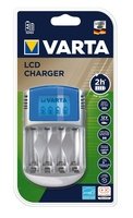 Зарядний пристрій VARTA LCD Charger, для АА/ААА акумуляторів (57070201401)