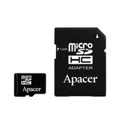 Карта пам`яті Apacer microSDHC 32GB Class 10 UHS-I + SD-адаптер (AP32GMCSH10U1-R)