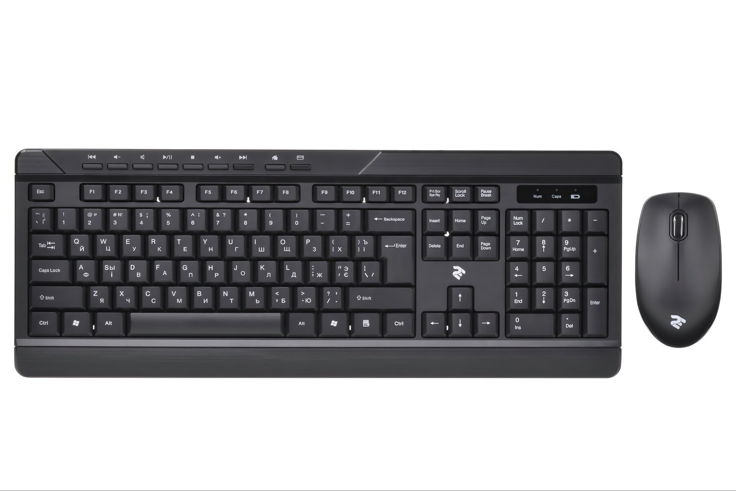  Бездротовий комплект миша+клавіатура 2E MF410 Black (2E-MK410MWB) фото