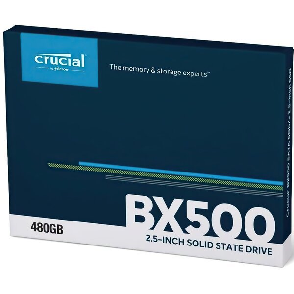 

SSD накопитель MICRON Crucial BX500 240GB 2.5" SATA 3D TLC (CT240BX500SSD1)