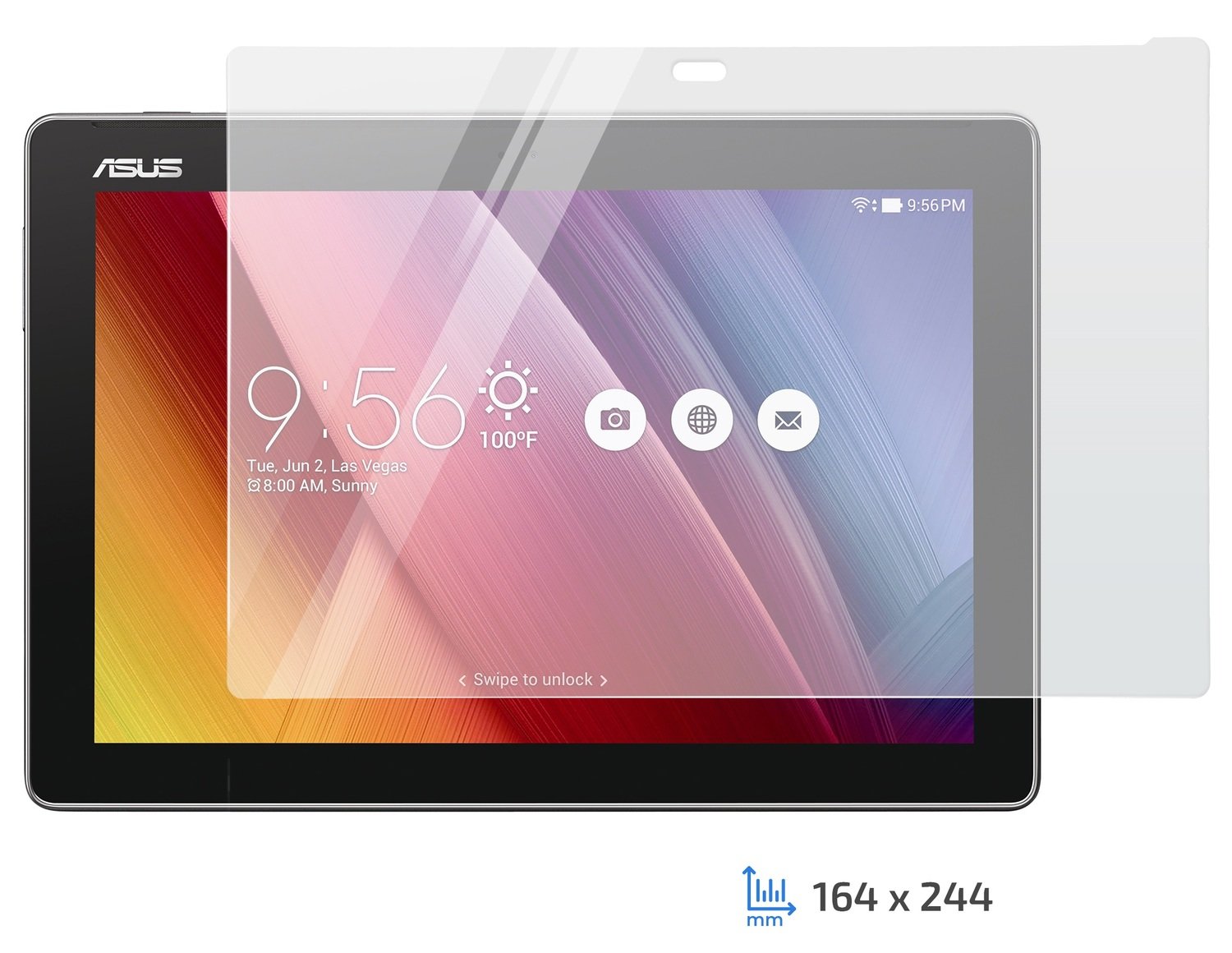  Скло 2E для Asus ZenPad 10.1&quot; 2.5D Clear фото