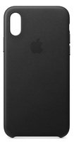 Чехол Apple Leather Case для iPhone X/Xs Black (MRWM2ZM/A)
