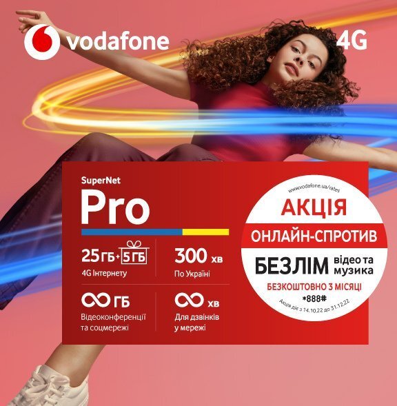 Стартовый пакет Vodafone SuperNet Pro фото 1