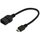 Адаптер Assmann USB-A to microUSB 0.2m Black (AK-300309-002-S)