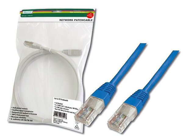 

Патч-корд DIGITUS AWG 26/7 2м, Blue (DK-1511-020/B)