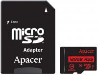Карта памяти Apacer microSDXC 128GB UHS-I U1 R85MB/s + SD-адаптер (AP128GMCSX10U5-R)