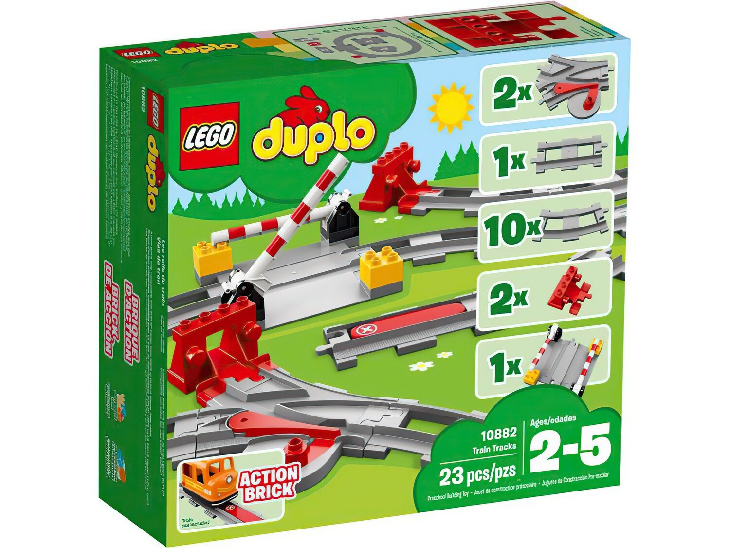 LEGO 10882 DUPLO Town Рельсы фото 