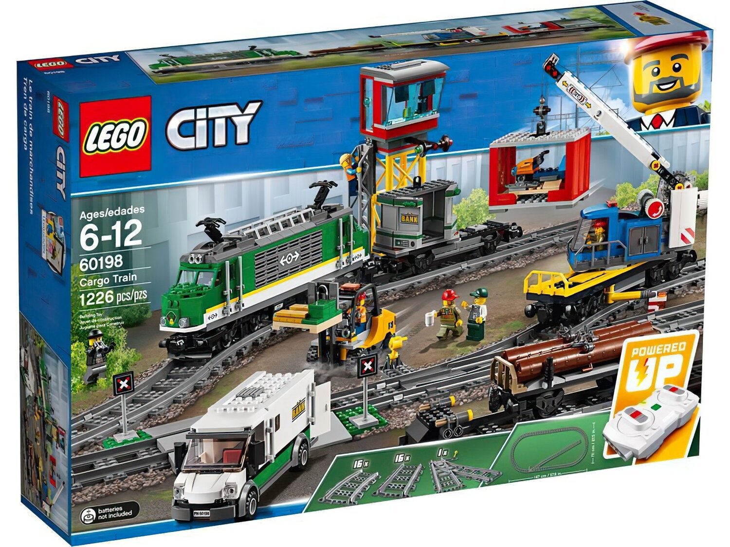 LEGO 60198 City Trains Товарный поезд фото 