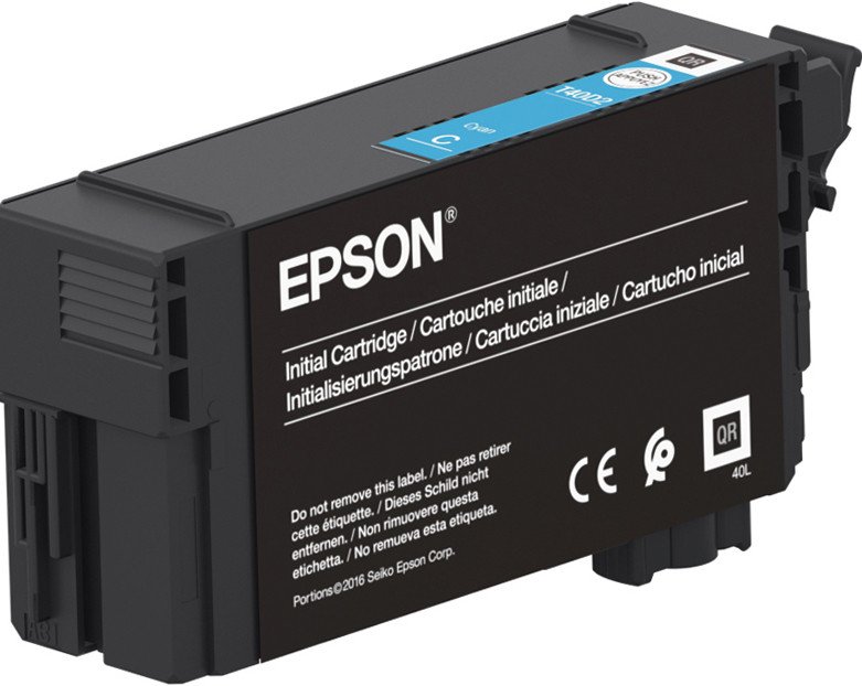  Картридж струменевий EPSON SC-T3100/T5100 Cyan, 50мл (C13T40D240) фото