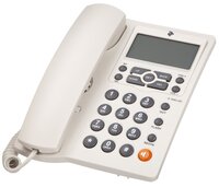 Телефон шнуровой 2E AP-410 White