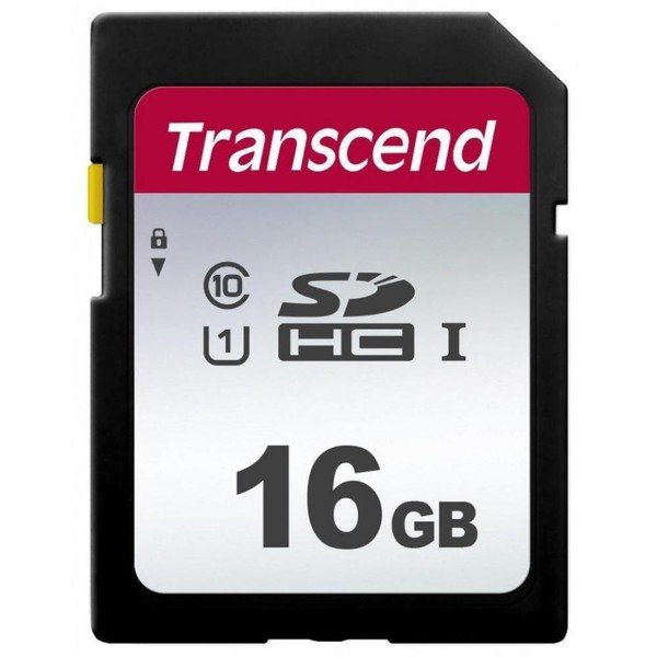 Карта пам`яті Transcend SDHC 16GB C10 UHS-I U1 R95/W45 MB/s (TS16GSDC300S)