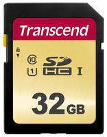 Карта памяти Transcend SDHC 32GB C10 UHS-I U1 R95/W60 MB/s (TS32GSDC500S)