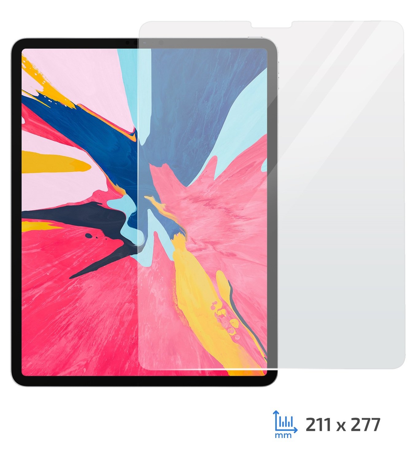 Защитное стекло 2E для Apple iPad Pro 12.9 (2018-2021) 2.5D clear (2E-TGIPD-PAD12.9) фото 
