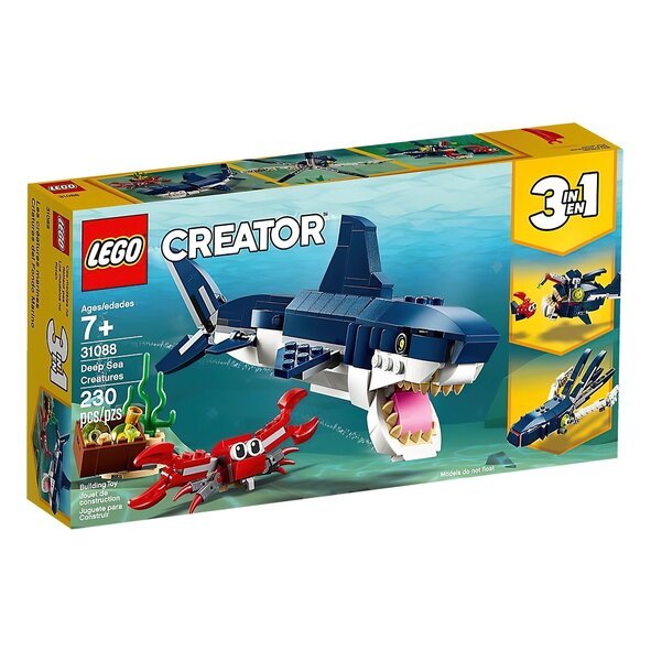 Акція на LEGO 31088 Creator Обитатели морских глубин від MOYO