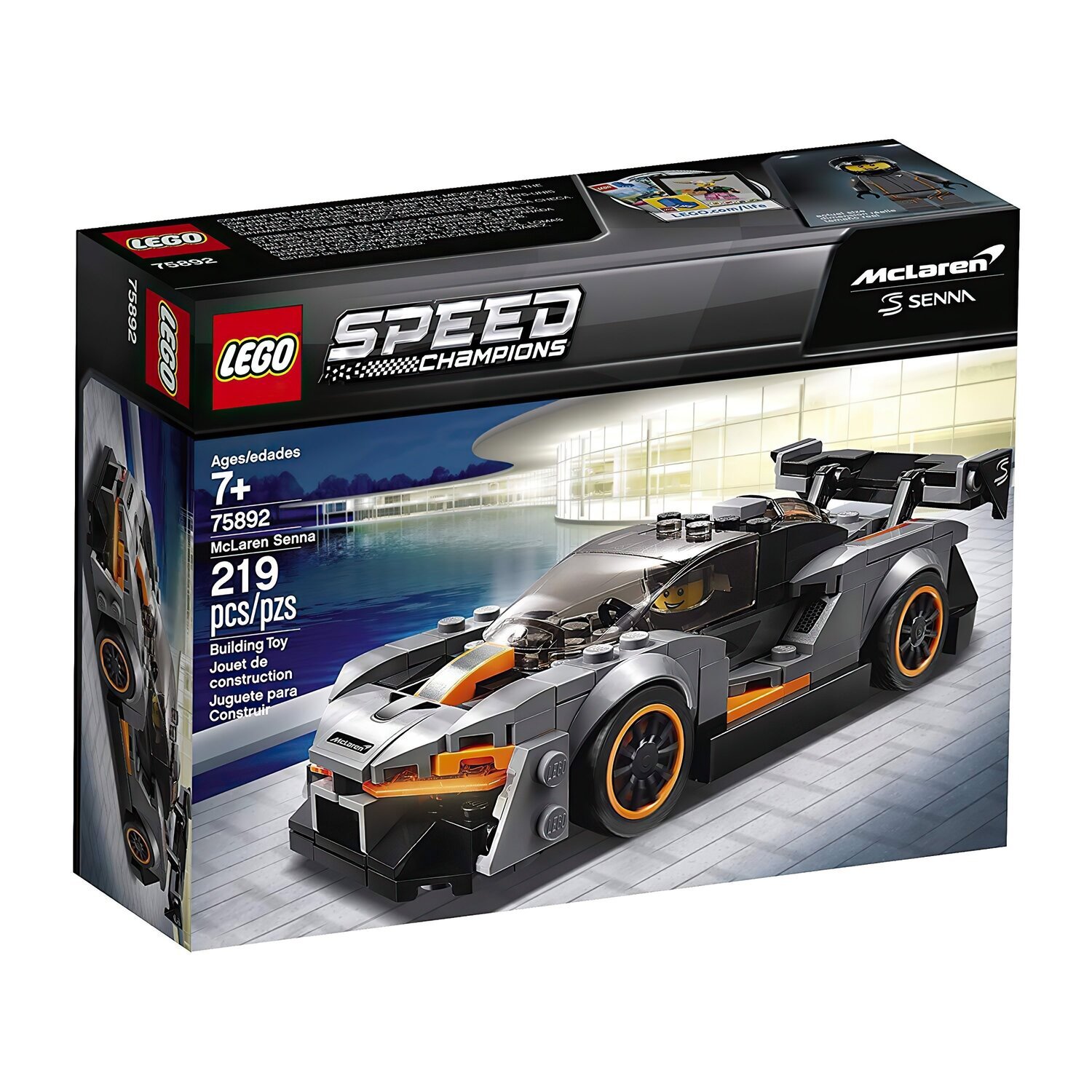 LEGO 75892 Speed Champions Автомобиль McLaren Senna фото 