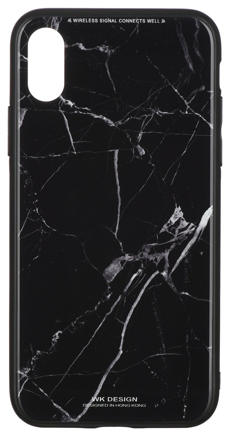  Чохол WK для Apple iPhone XS/X WPC-061 Marble BK/GR фото