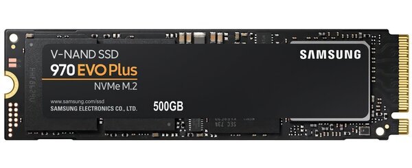 SSD накопитель SAMSUNG 970 EVO PLUS 500GB M.2 NVMe PCIe (MZ-V7S500BW)