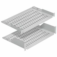 Полка MIRSAN консольная 19" 1U 250, RAL 9005