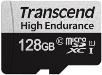 Карта памяти Transcend microSDXC 128GB C10 UHS-I U1 High Endurance (TS128GUSD350V)