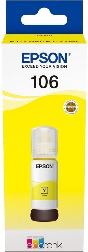 Контейнер с чернилами Epson L7160/L7180 yellow (C13T00R440) фото 