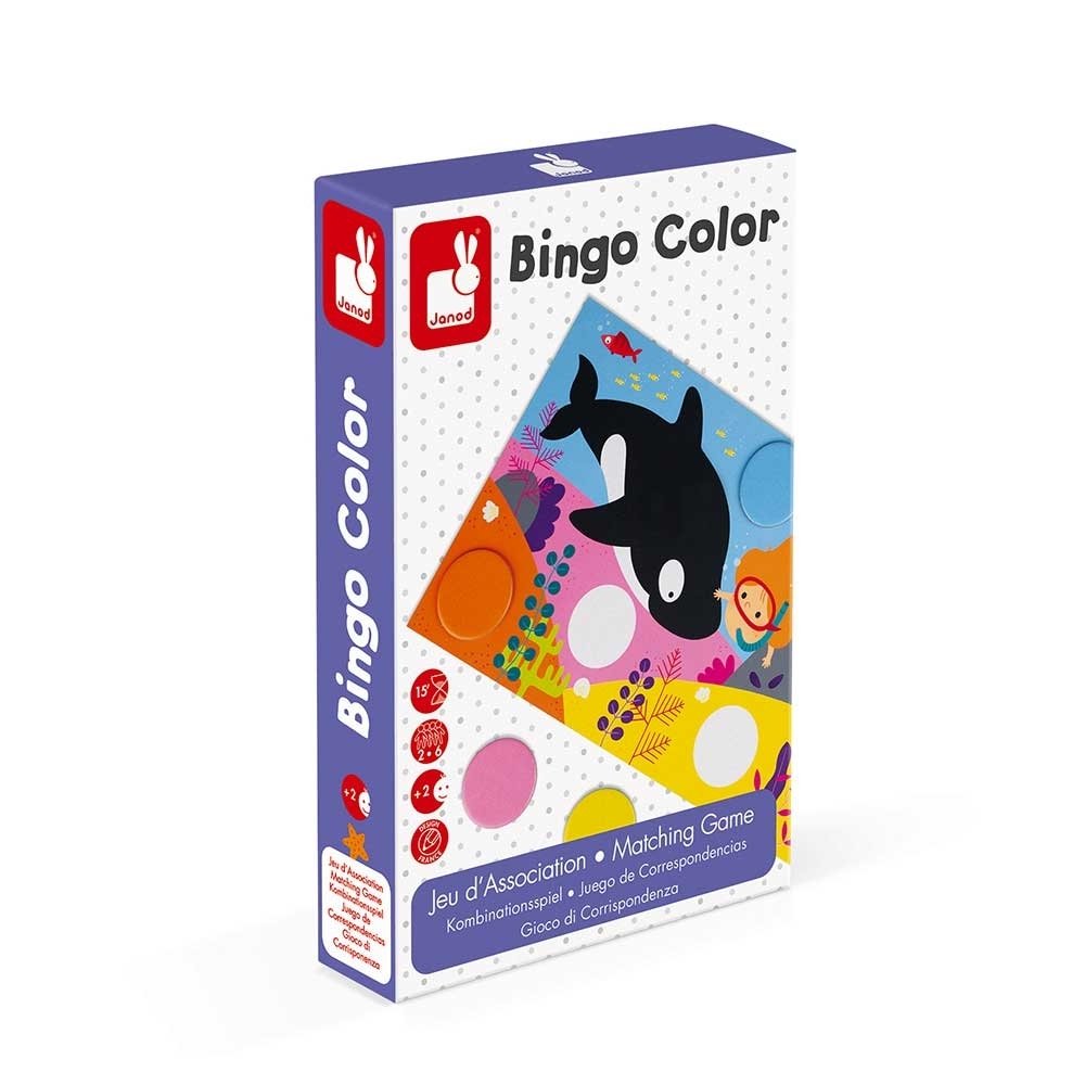 Настольная игра Janod Бинго. Изучение цвета (J02693) фото 1