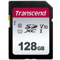 Карта пам`яті Transcend SD 128GB C10 300S UHS-I U1 V10 R100/W25 (TS128GSDC300S)