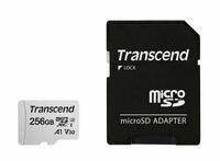 Карта памяти Transcend microSDXC 256GB C10 UHS-I R95/W45MB/s + SD-адаптер (TS256GUSD300S-A)