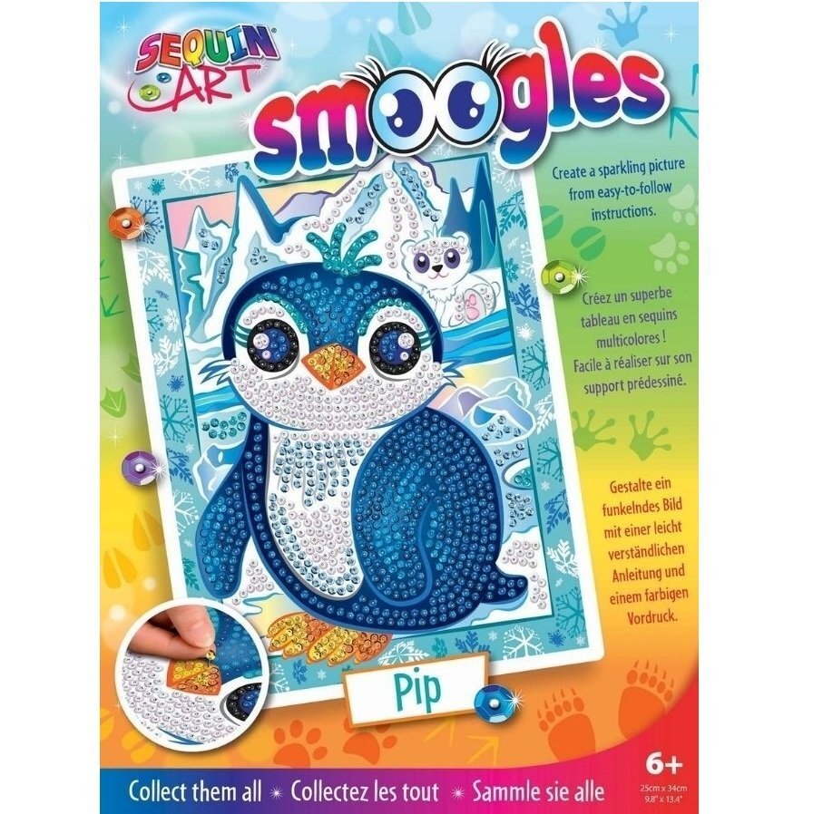Набор для творчества Sequin Art SMOOGLES Пингвин (SA1817) фото 