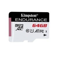 Карта пам`яті Kingston microSDXC 64GB C10 UHS-I R90/W45MB/s High Endurance (SDCE/64GB)