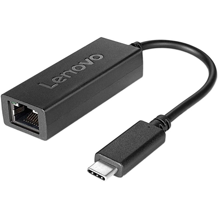 Перехідник Lenovo USB-C до Adapter Ethernet (4X90S91831)фото